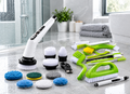 Maintenance duo: electric brush + 9-brush kit