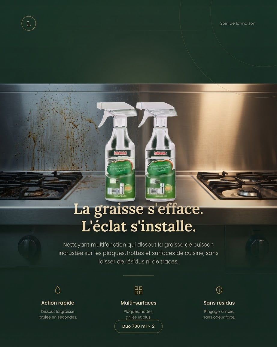 Lot de 4 flacons de nettoyant multi-usages du pack découverte